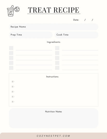 2026 Cat Care & Wellness Planner — Track Health, Routines & Happy Memories - Cozynest Pet